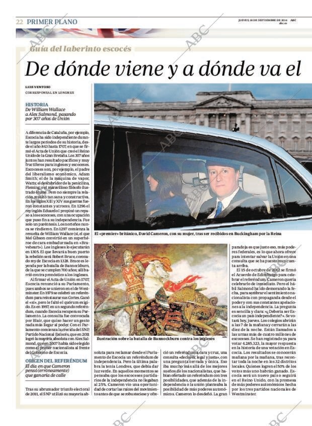 ABC MADRID 18-09-2014 página 22