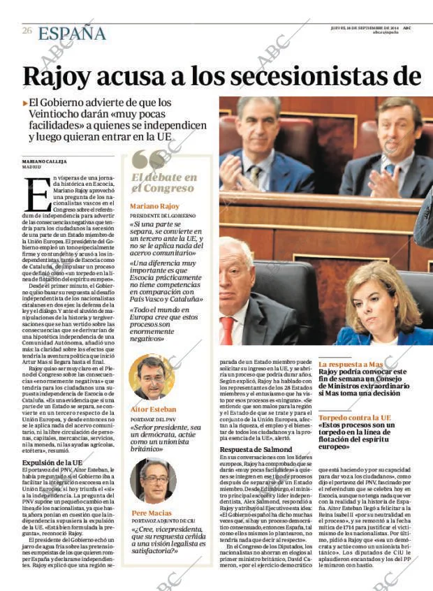 ABC MADRID 18-09-2014 página 26
