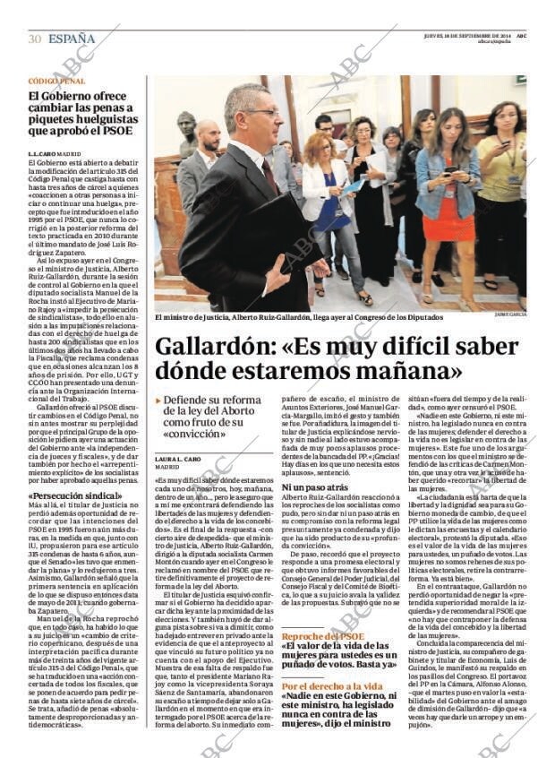 ABC MADRID 18-09-2014 página 30