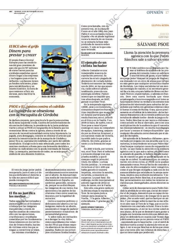 ABC MADRID 19-09-2014 página 17