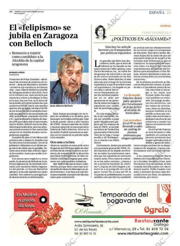 ABC MADRID 19-09-2014 página 25
