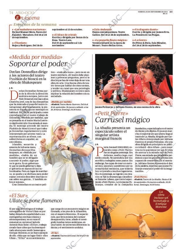 ABC MADRID 19-09-2014 página 74