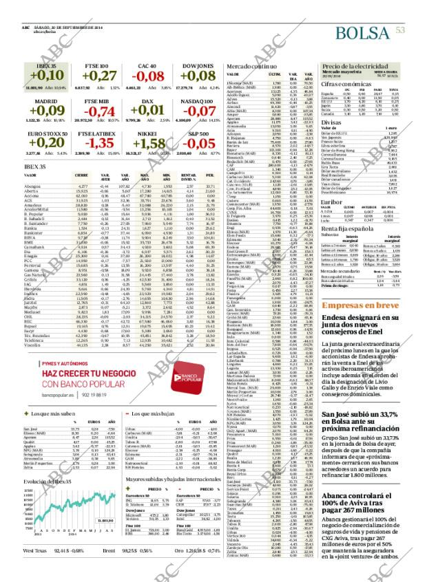 ABC MADRID 20-09-2014 página 53
