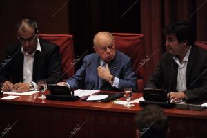 El Expresidente de la Generalitat Jordi Pujol Declara en el Parlament