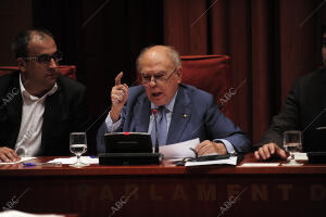 El Expresidente Dela Generalitat Jordi Pujol ha Comparecido en el Parlament