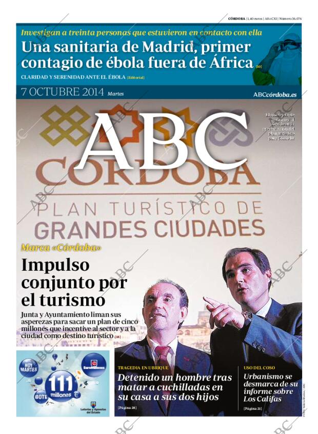 ABC CORDOBA 07-10-2014 página 1