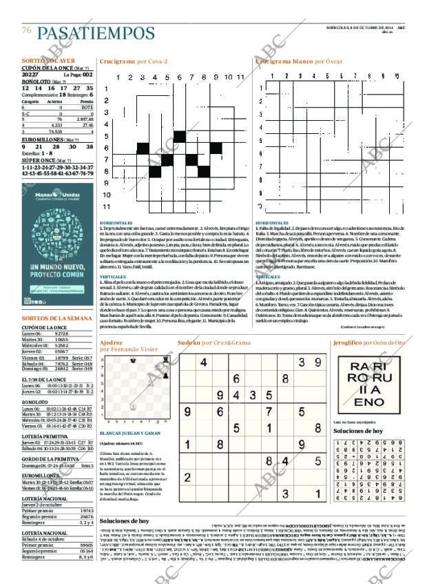 ABC MADRID 08-10-2014 página 76