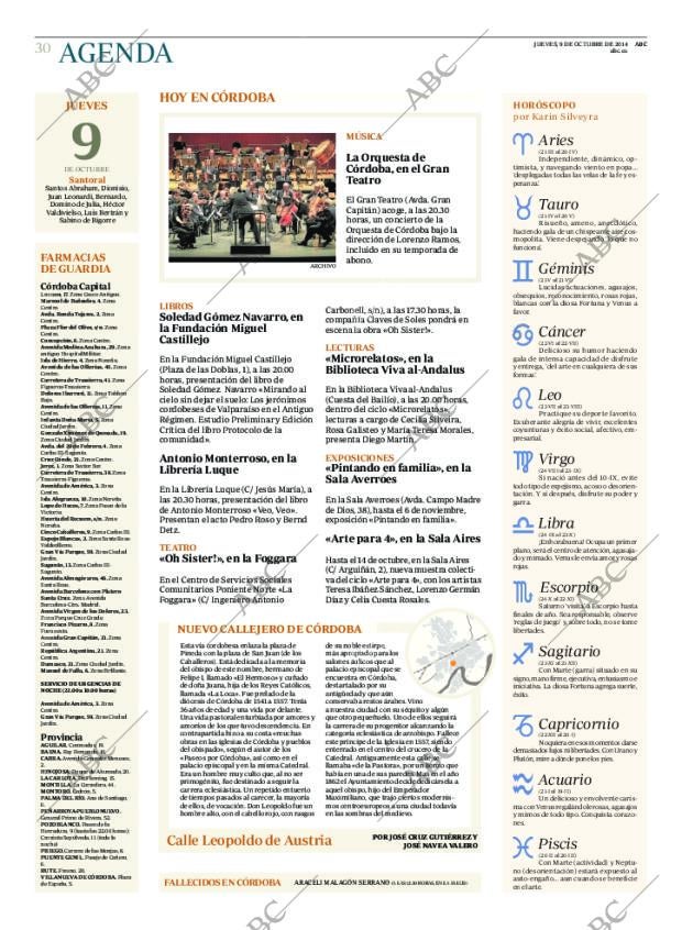 ABC CORDOBA 09-10-2014 página 30