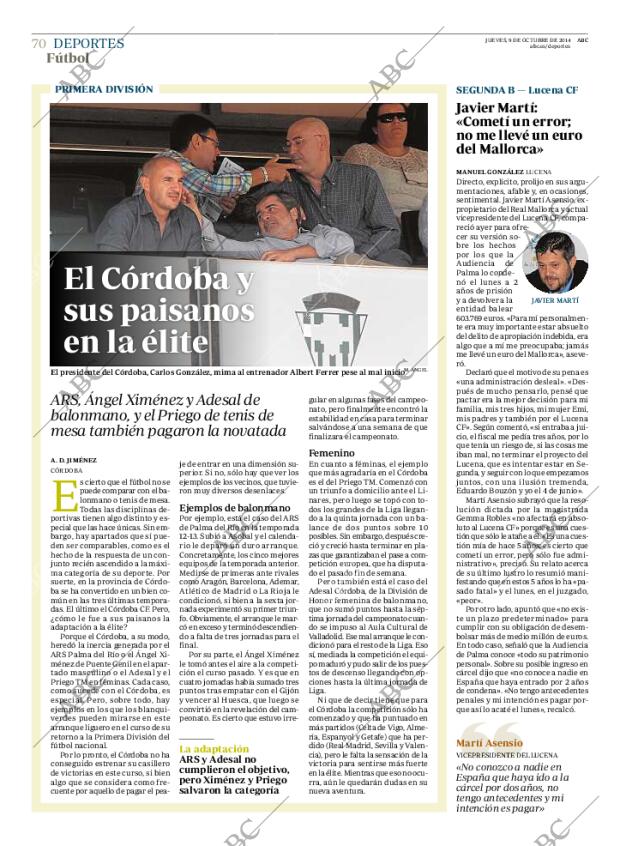 ABC CORDOBA 09-10-2014 página 70