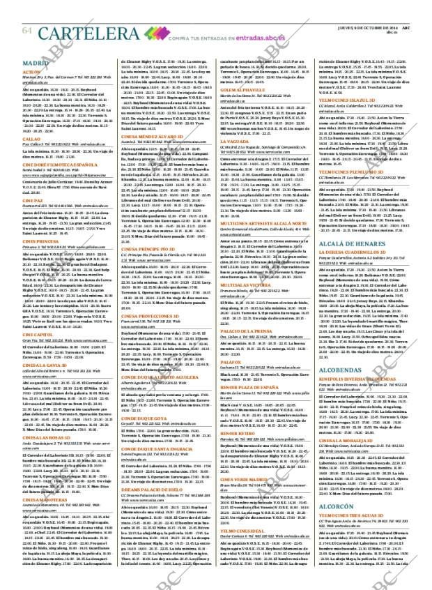 ABC MADRID 09-10-2014 página 64