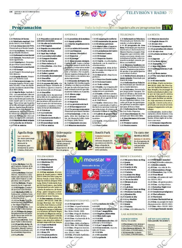 ABC MADRID 09-10-2014 página 77