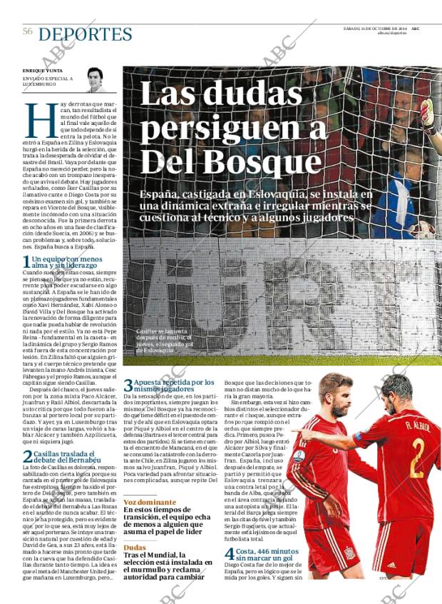 ABC MADRID 11-10-2014 página 56
