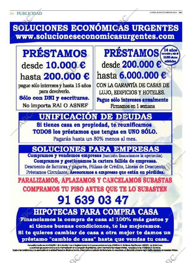 ABC MADRID 20-10-2014 página 86