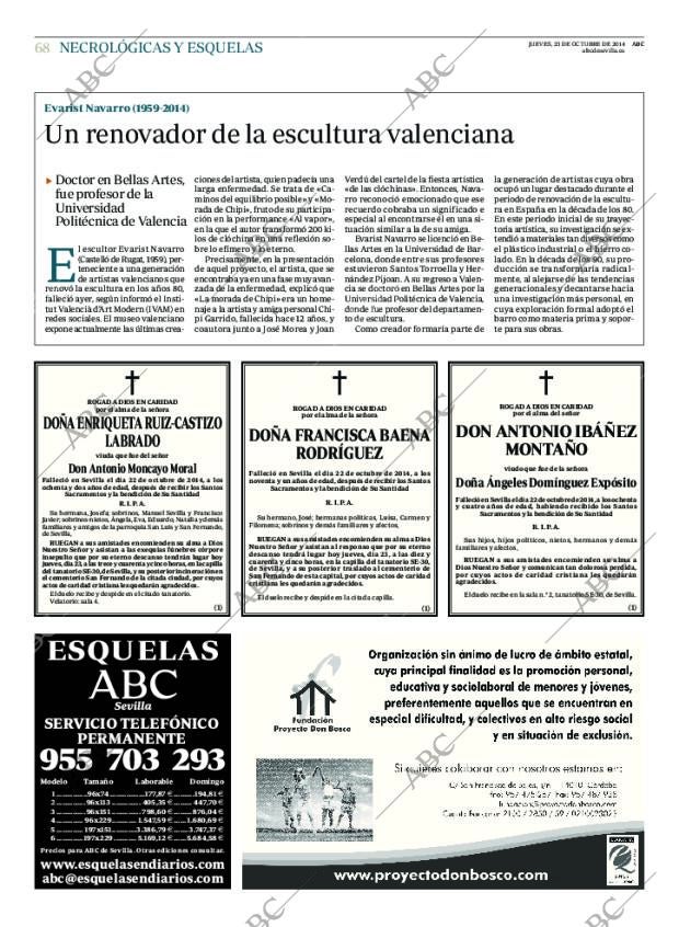 ABC SEVILLA 23-10-2014 página 68
