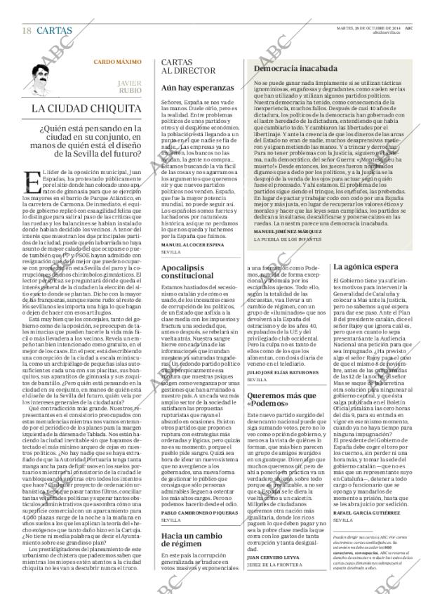 ABC SEVILLA 28-10-2014 página 18