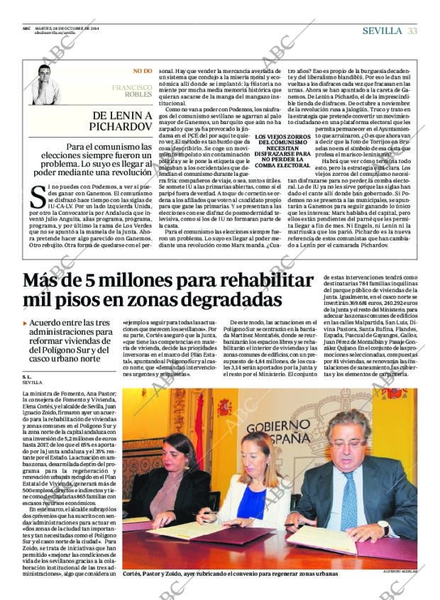 ABC SEVILLA 28-10-2014 página 33