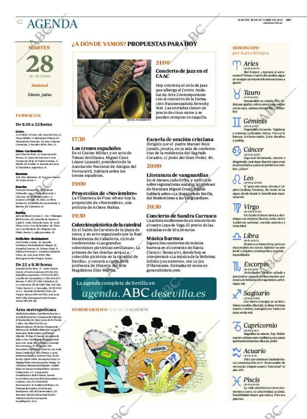 ABC SEVILLA 28-10-2014 página 42