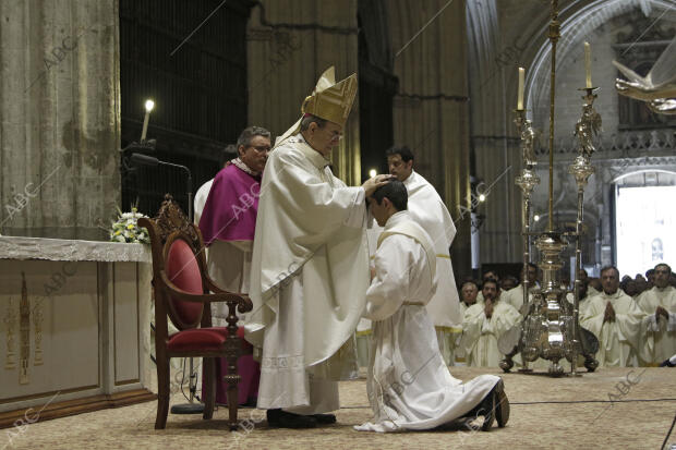 Ceremonia presidida por el arzobispo Monseñor Asenjo, en la Catedral de Sevilla