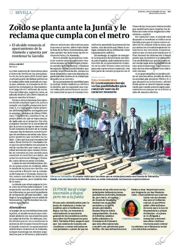 ABC SEVILLA 04-11-2014 página 22