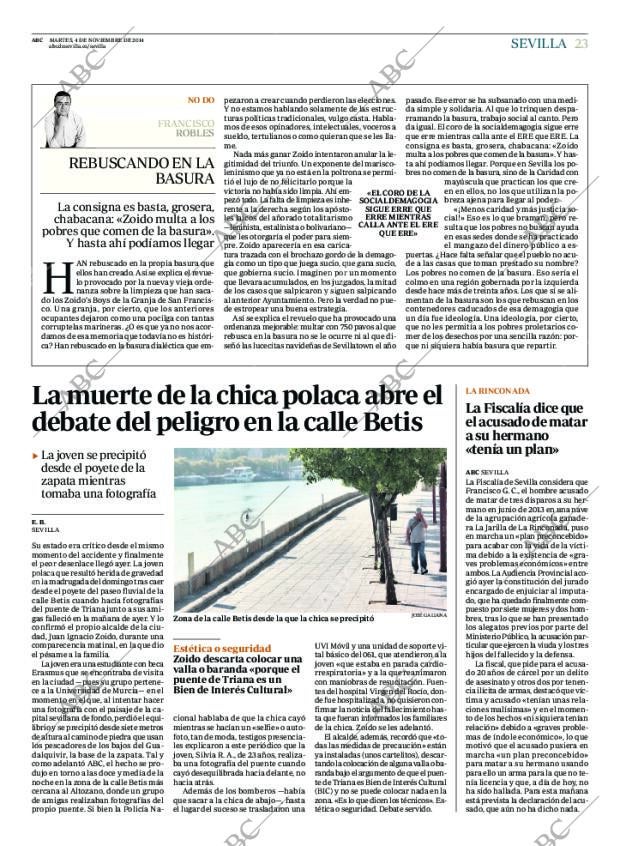 ABC SEVILLA 04-11-2014 página 23