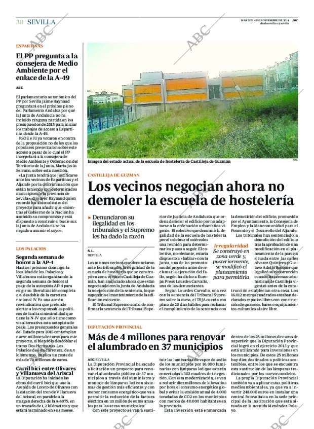ABC SEVILLA 04-11-2014 página 30