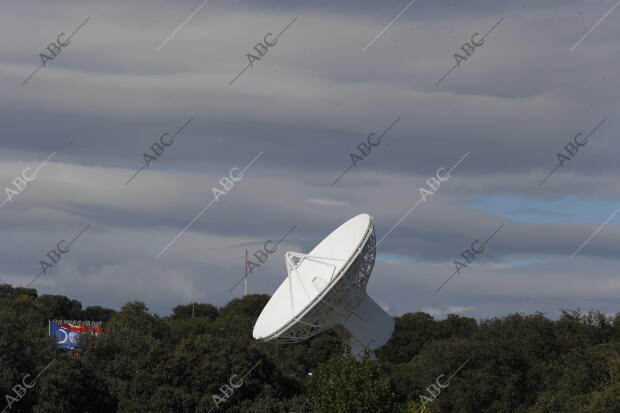 En la imagen: Antenas parabólicas de telecomunicaciones