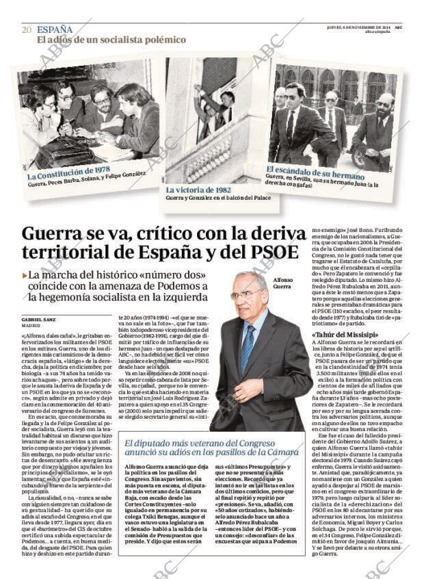 ABC MADRID 06-11-2014 página 20