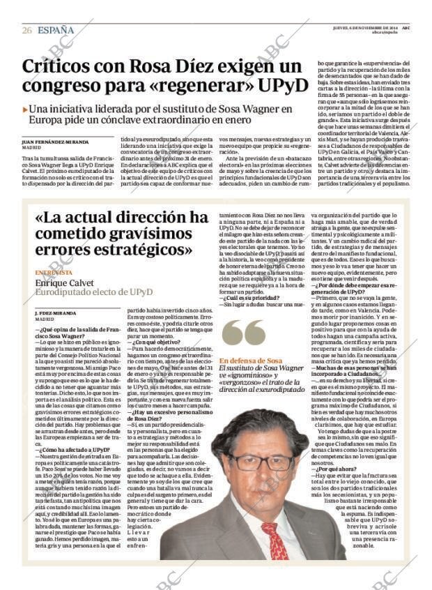 ABC MADRID 06-11-2014 página 26