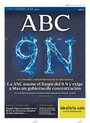 ABC MADRID 07-11-2014 página 1