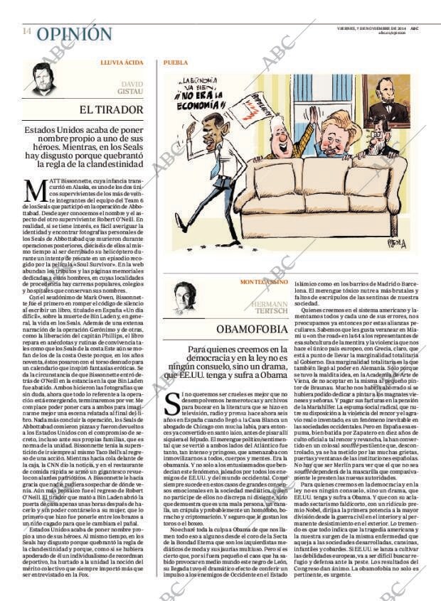 ABC MADRID 07-11-2014 página 14