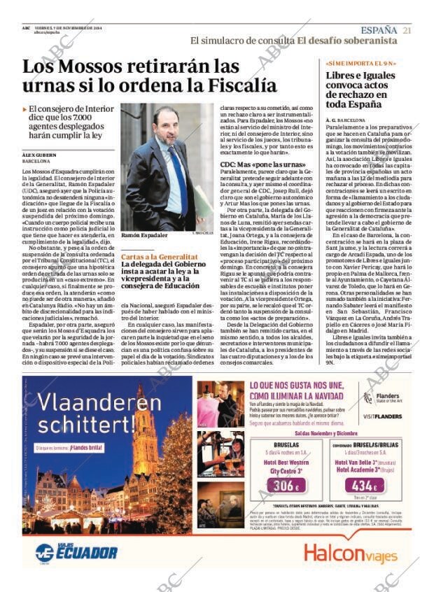 ABC MADRID 07-11-2014 página 21