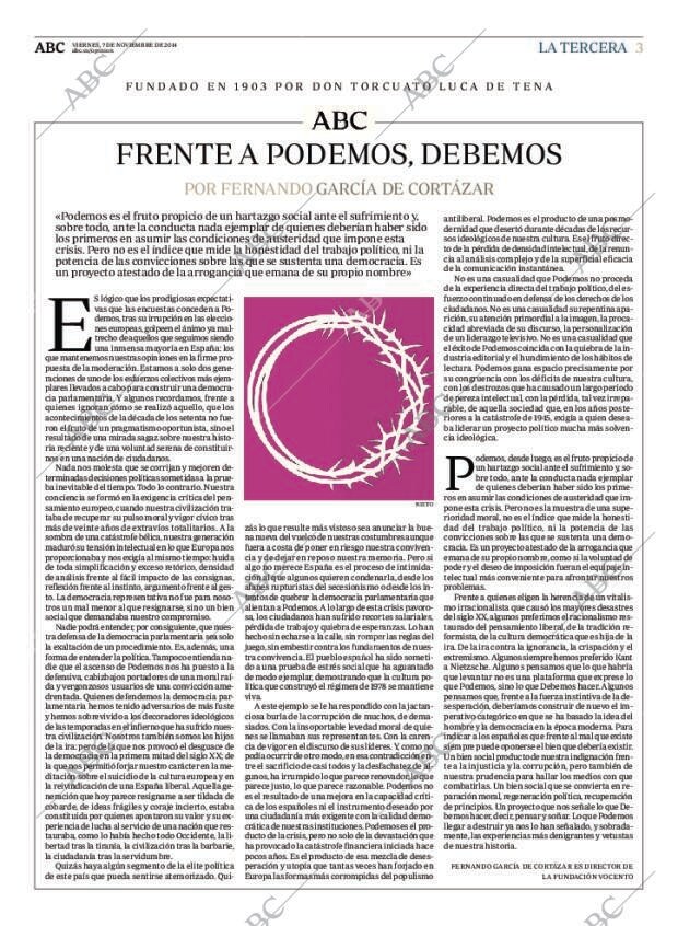 ABC MADRID 07-11-2014 página 3