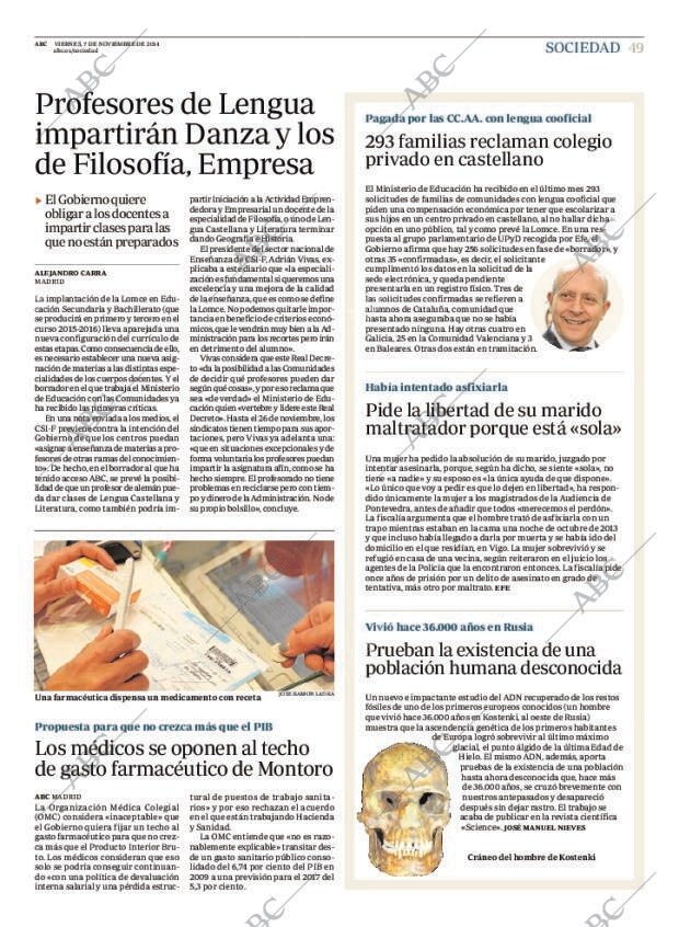 ABC MADRID 07-11-2014 página 49