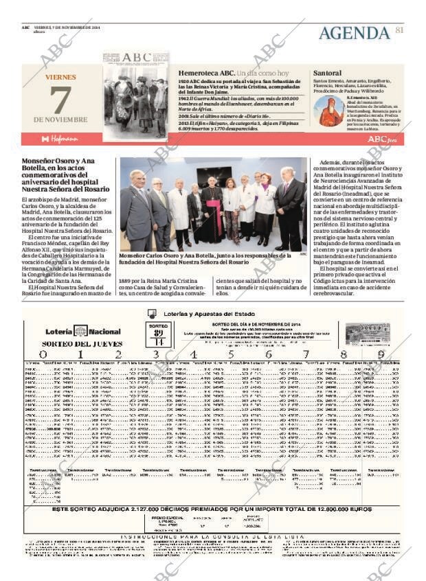 ABC MADRID 07-11-2014 página 81