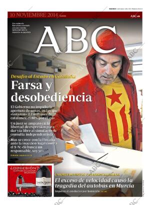 ABC MADRID 10-11-2014 página 1