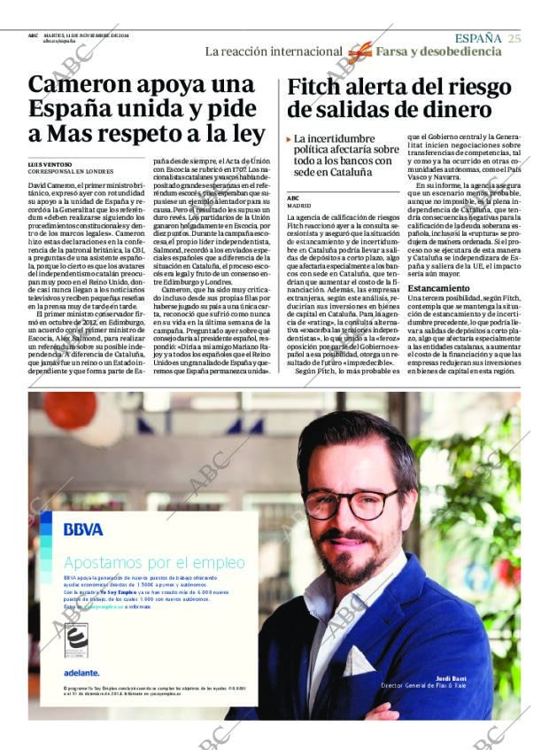 ABC MADRID 11-11-2014 página 25