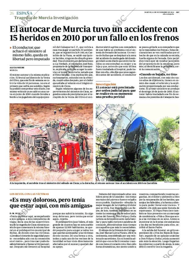 ABC MADRID 11-11-2014 página 26