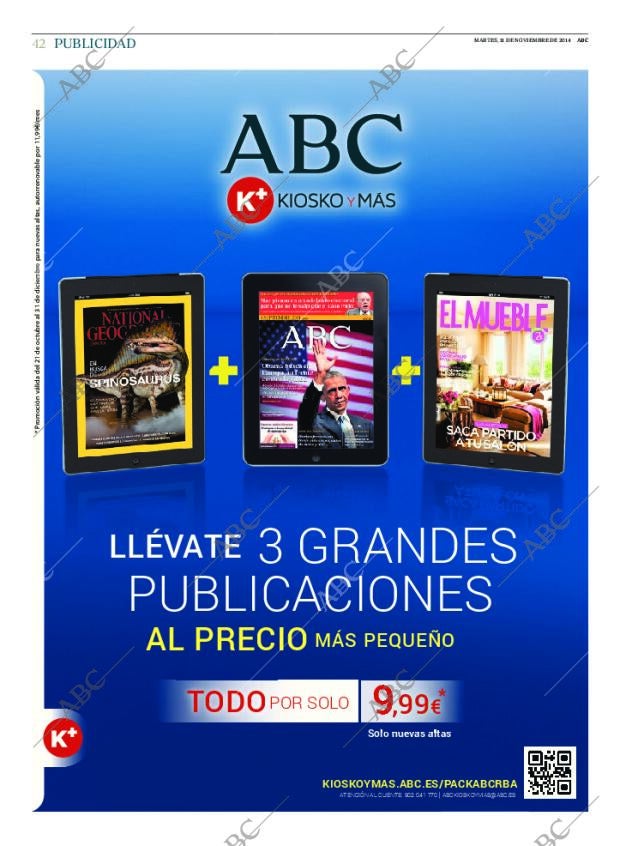 ABC MADRID 11-11-2014 página 46