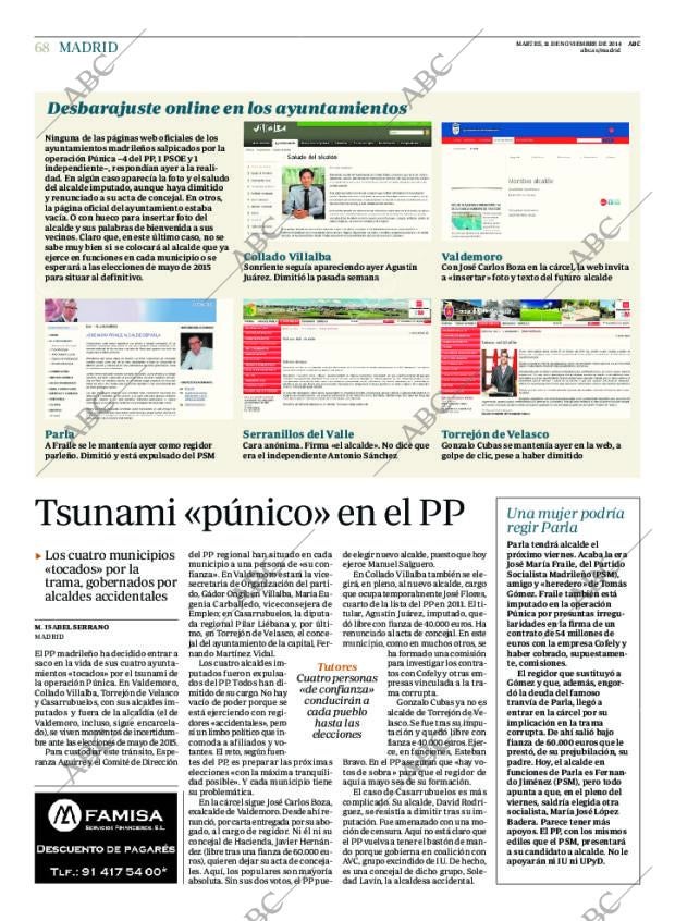 ABC MADRID 11-11-2014 página 72
