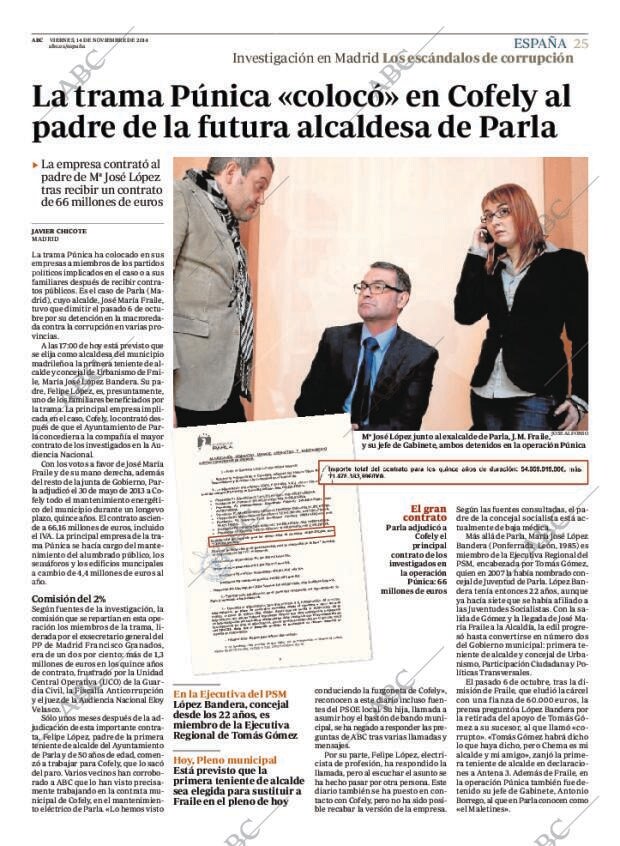 ABC MADRID 14-11-2014 página 25