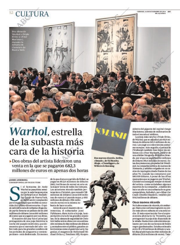 ABC MADRID 14-11-2014 página 52
