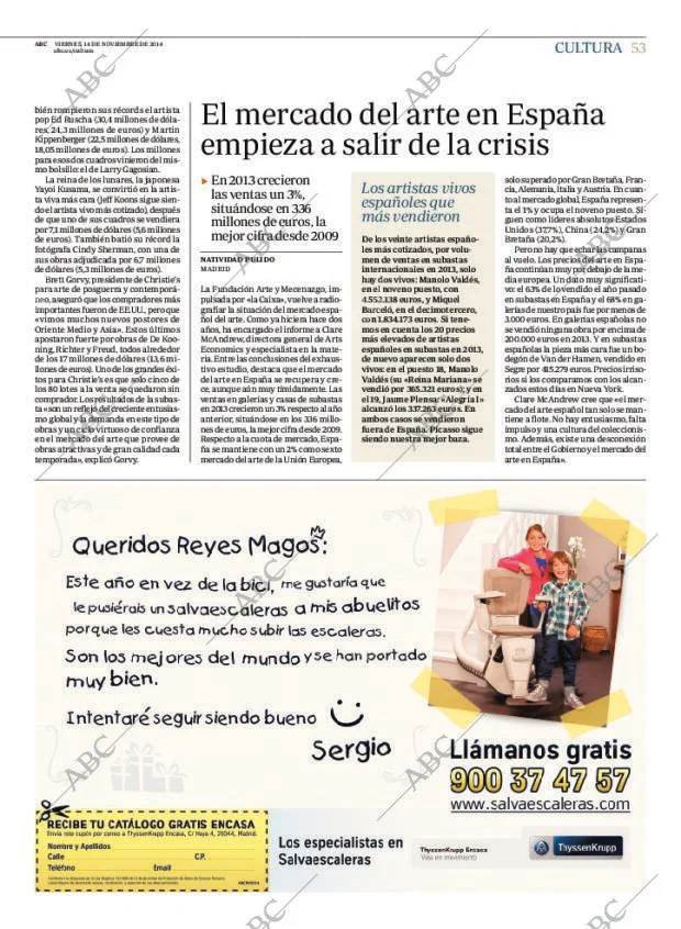 ABC MADRID 14-11-2014 página 53