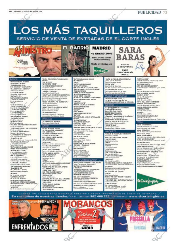 ABC MADRID 14-11-2014 página 73