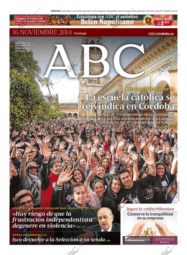 ABC CORDOBA 16-11-2014 página 1