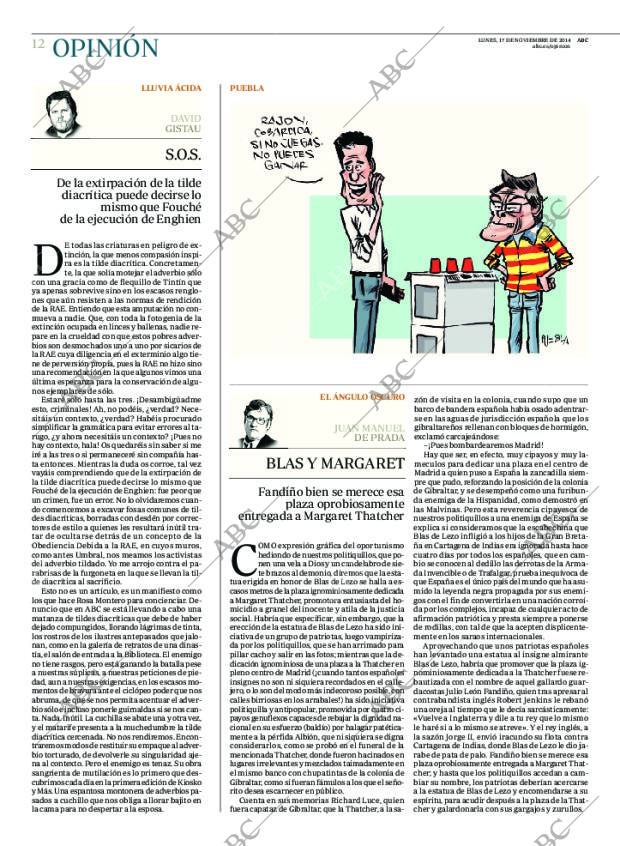 ABC MADRID 17-11-2014 página 12