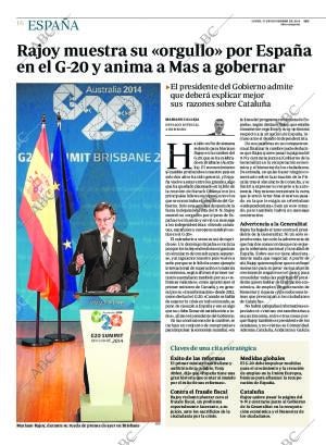 ABC MADRID 17-11-2014 página 16