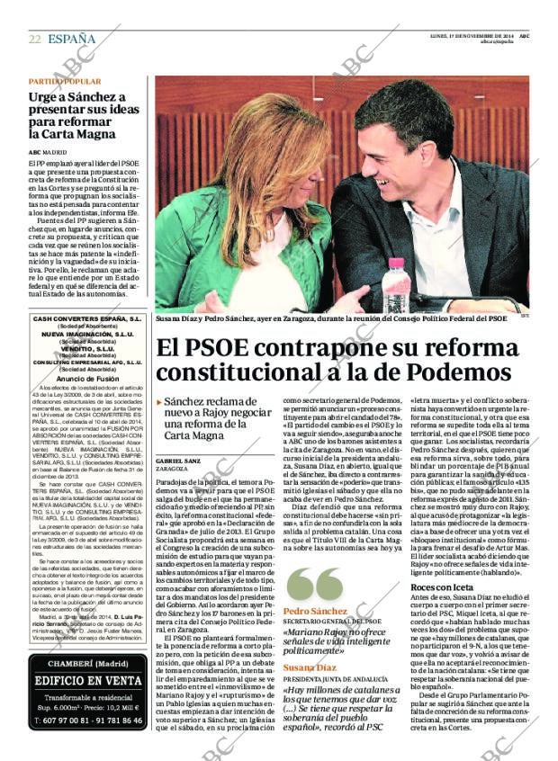 ABC MADRID 17-11-2014 página 22