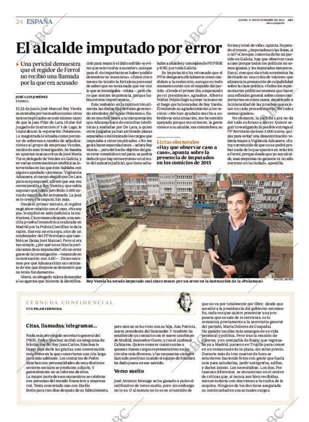 ABC MADRID 17-11-2014 página 24