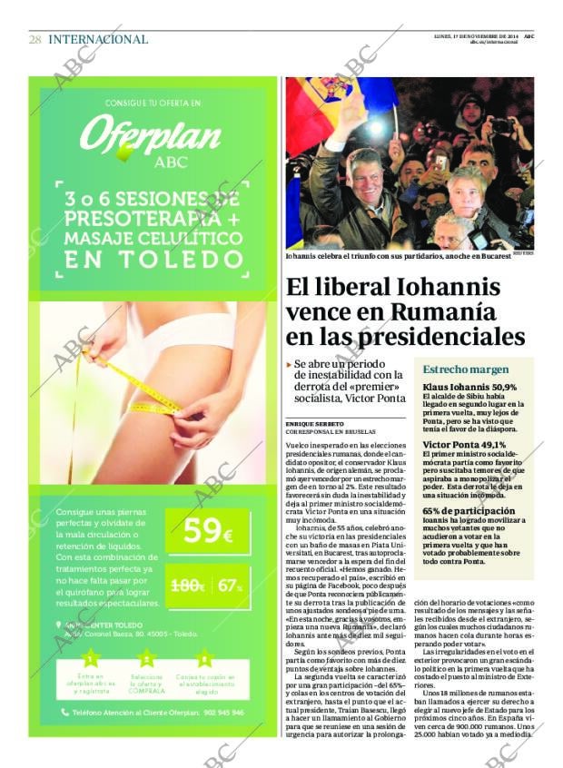 ABC MADRID 17-11-2014 página 28