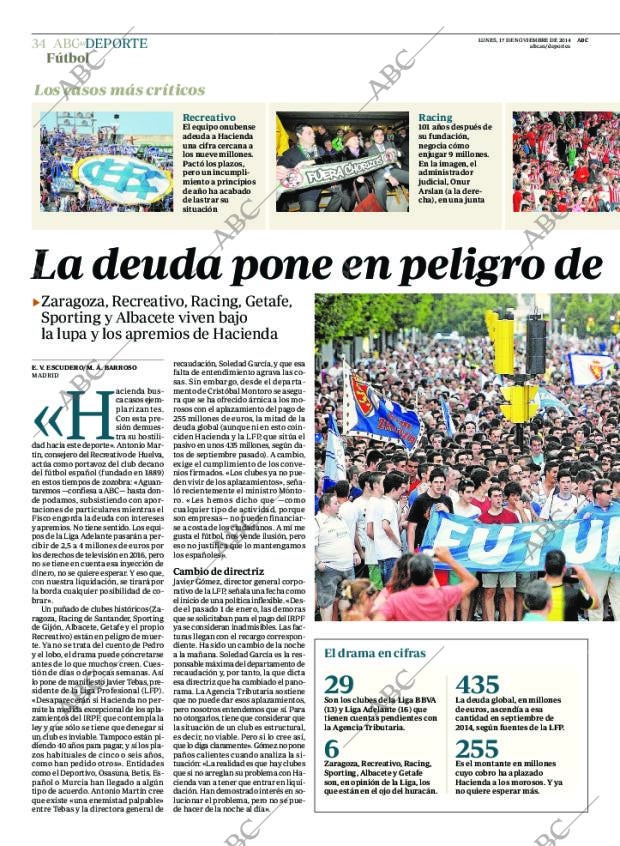 ABC MADRID 17-11-2014 página 34